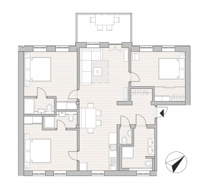 Ferienwohnung Abendsonne (3 SZ)